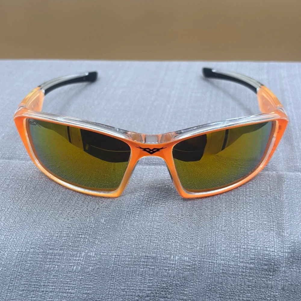 VerDX 5054PVX Sport Sunglasses Unisex OS Neon Orange Polarized Gorpcore